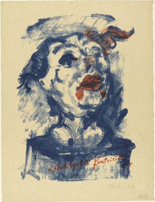 artist-kokoschka: The Principle (Das Prinzip) from the periodical in portfolio form Die Schaffenden,