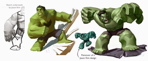 Early character designs for Disney Infinity by Sam Nielson