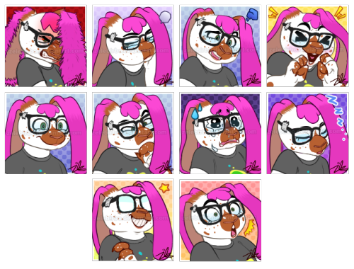 icon set commission for @holointhesun!! thank you so much for your support!Want to commission/hire m