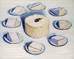 Wayne Thiebaud.â Around The Cake. 1962.