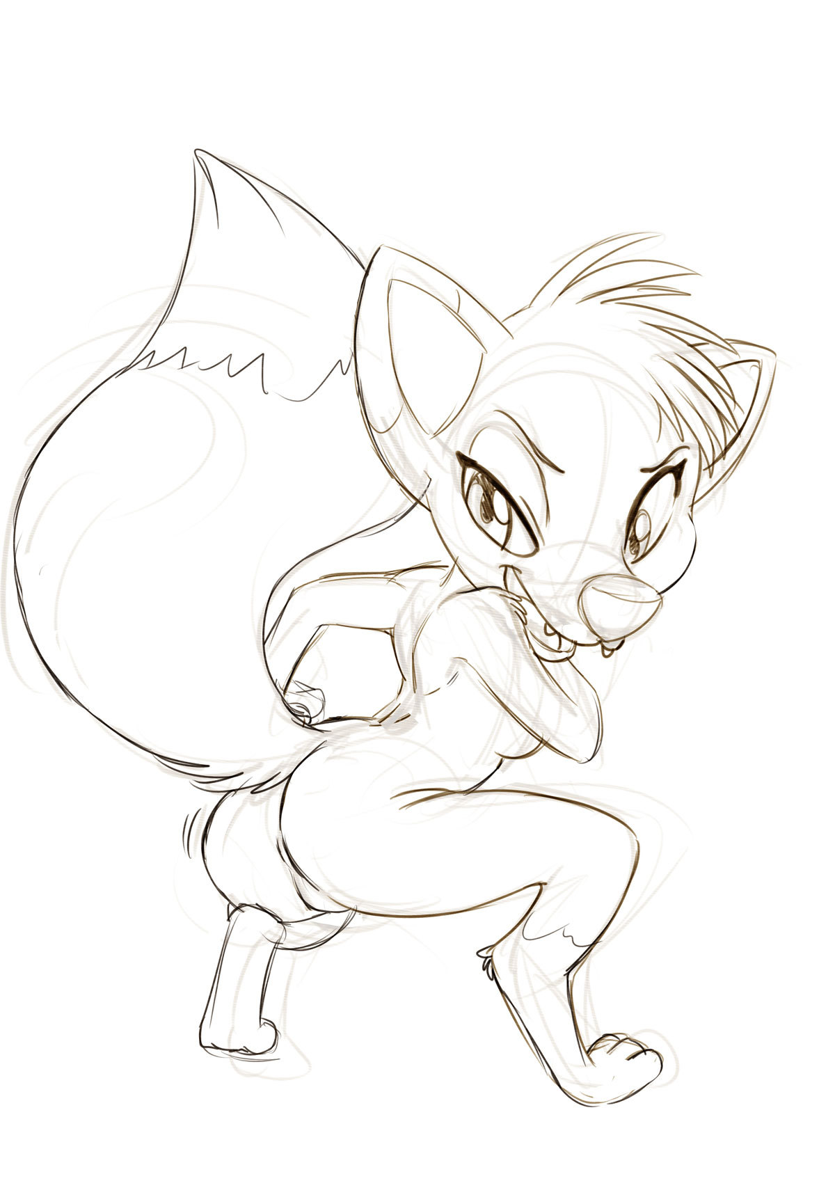  Rita the Fox shaking her booty for a stream sketch request. Patreon    Ko-Fi 