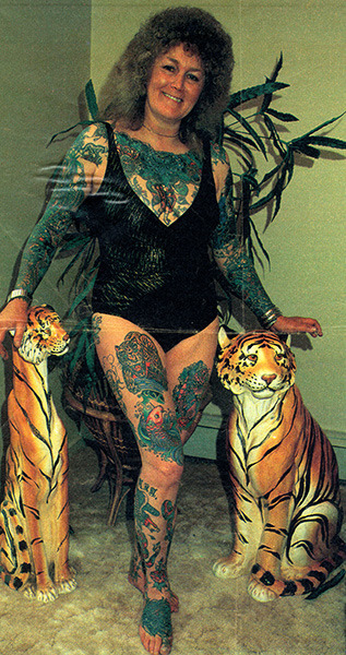 christelcrumpet:  know your herstory .. bad ass babes of tattoo i admire.. Cindy