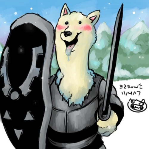 *you Lightly Touched The Dog *its Already Overexcited. . . . . . #undertale #lesserdog #doggo #art #artist
