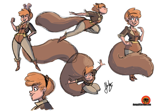 Squirrel Girl doodlin! I love this cute patoot.