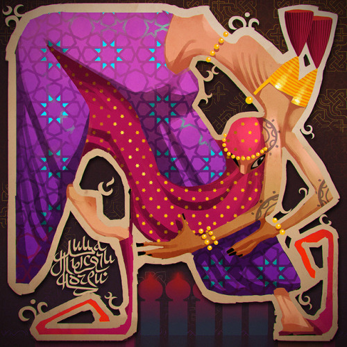 The first week of challenge “Faces of 1000 nights” from SkillsUp School.Scheherazad