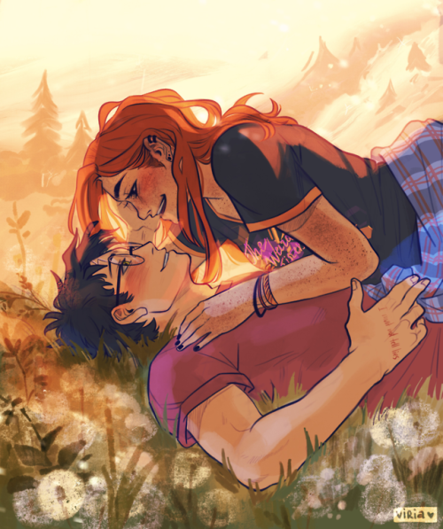 viria:Harry… Ginny… Dandelions.Any objections?I have none. I never knew just how badly I needed this