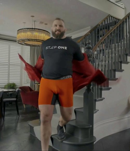 Joe Marler Enjoying His 'Step One' Underwear Shoot.