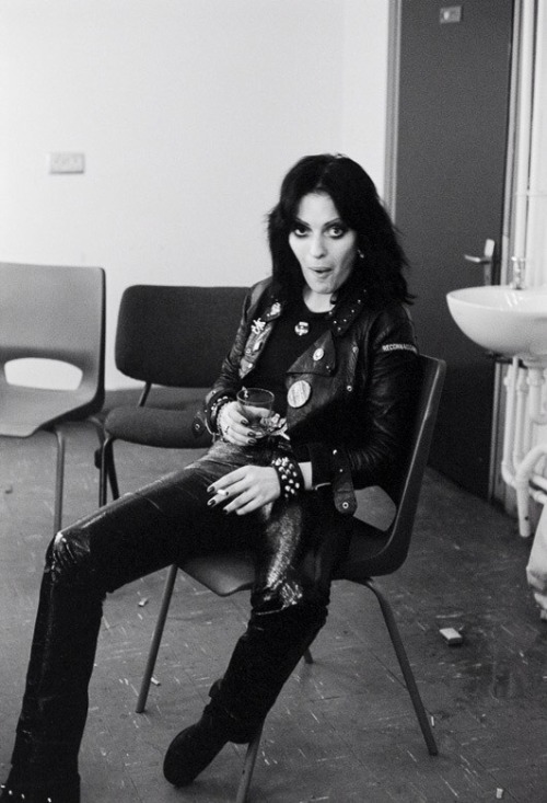 rimbaudwasademonchild:The Adverts: Gaye Advert photographed by David L Garcia, 1978.