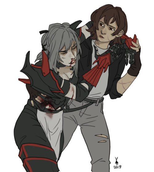 cheekyposelenets:I like thinking that Aranea and Iris had some interaction between 13 and 14 ep