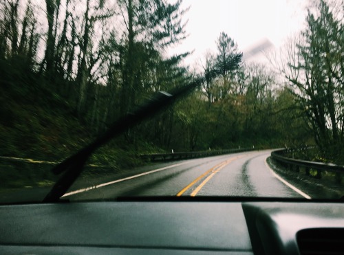 rainy drive.