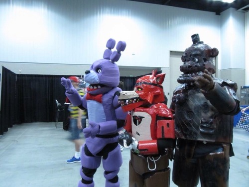 My nightmare Freddy I wore at Indy pop con