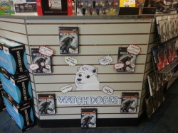 riseofthecommonwoodpile:  drtokubuns:  Saw this at gamestop.i dont want to shop here anymore  god bless whatever gamestop employee got their arts and crafts supplies out to make this 