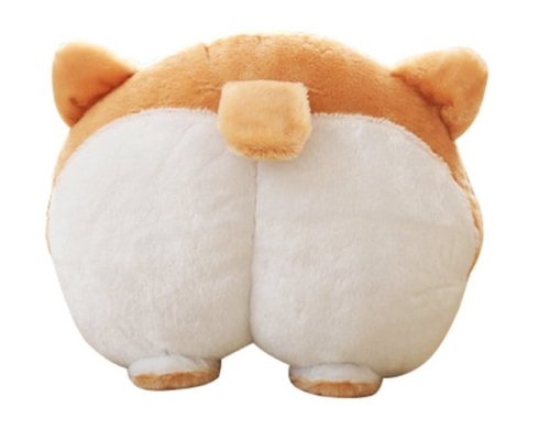 whirelez: Cute Corgi Butt Throw Pillow Made with high quality plush pp cotton. It has high quality a