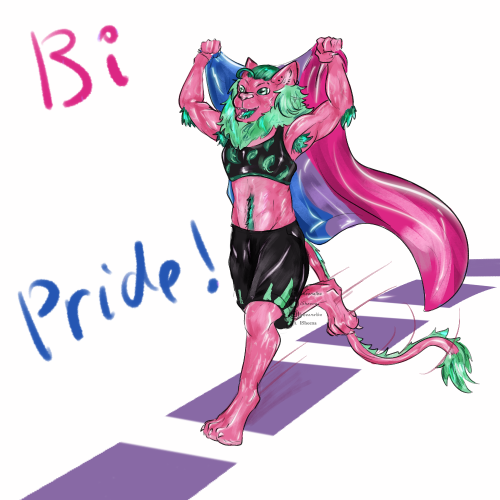 Bisexuality - Pride monthTime for bisexuality!!!! Capsunica would run like this with  the flag and t