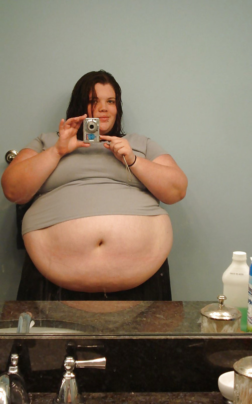 Sexy fat belly bbw weight gain