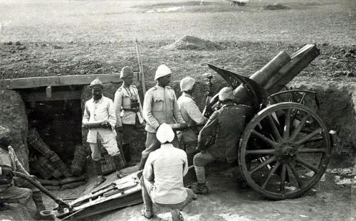 Ottoman howitzer, 1917
