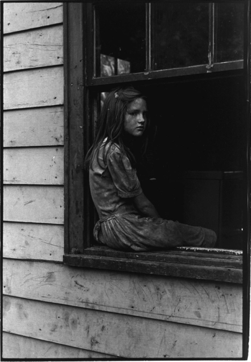      Girl Sitting on Windowsill, by William Gale Gedney  (Kentucky,1964)  