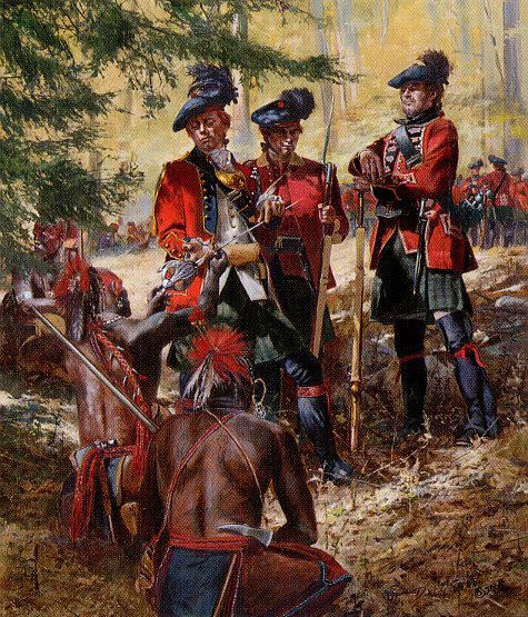 bantarleton:  Scottish highlanders of the British Army in North America during the French and Indian War, by Robert Griffing. 