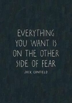 voodooprincessrn:Overcome the fear..  