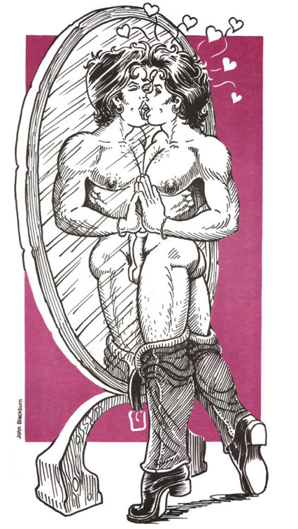 Mirror by John Blackburn - This is part of a series from the 90s in which various artists were commi
