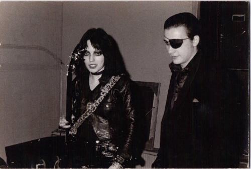 Dave Vanian with a badass eye patch & Gaye Advert