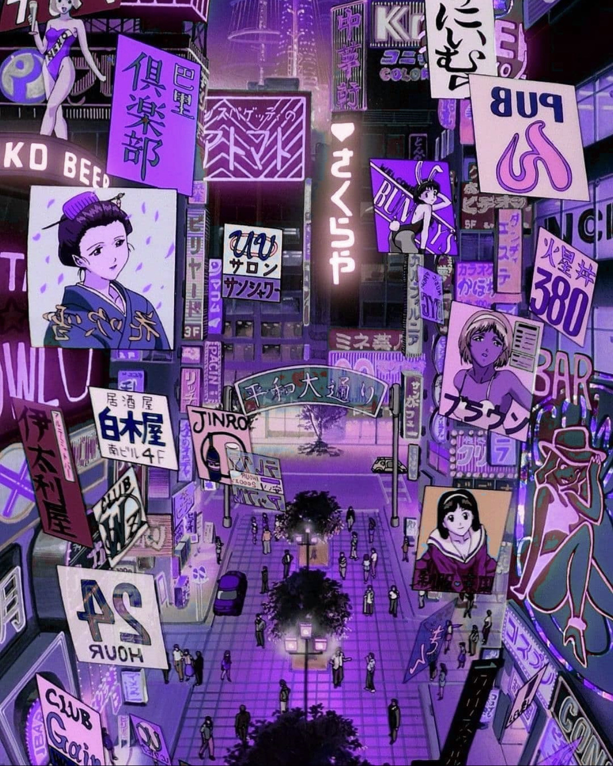 Purple anime cool HD wallpapers | Pxfuel-demhanvico.com.vn