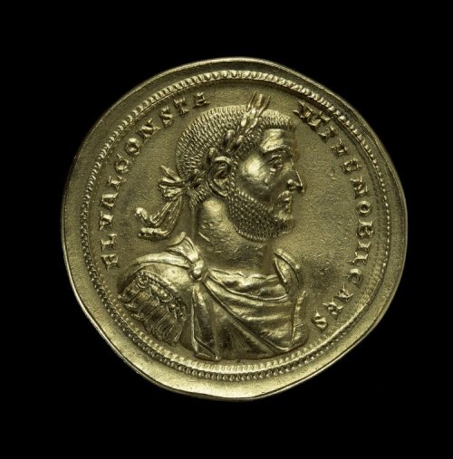 artofthedarkages: The Arras Medallion is a Roman aureus depicting the emperor Constantius Chlorus re