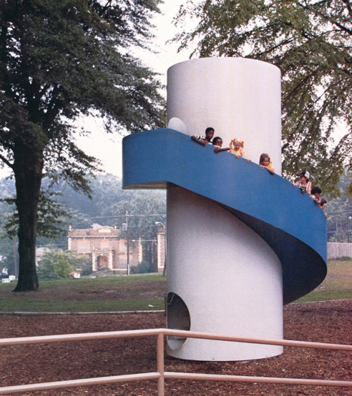 archiveofaffinities:Isamu Noguchi, Playscapes, Piedmont Park, Atlanta, Georgia, 1975-1976