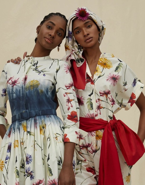 pocmodels: Tami Williams &amp; Aleya Ali by Emmanuel Sanchez Monsalve for Oscar de la Renta SSS 