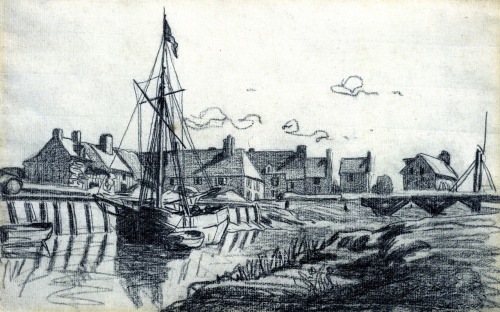 dappledwithshadow:  Claude MonetDrawings, c.1857-1864