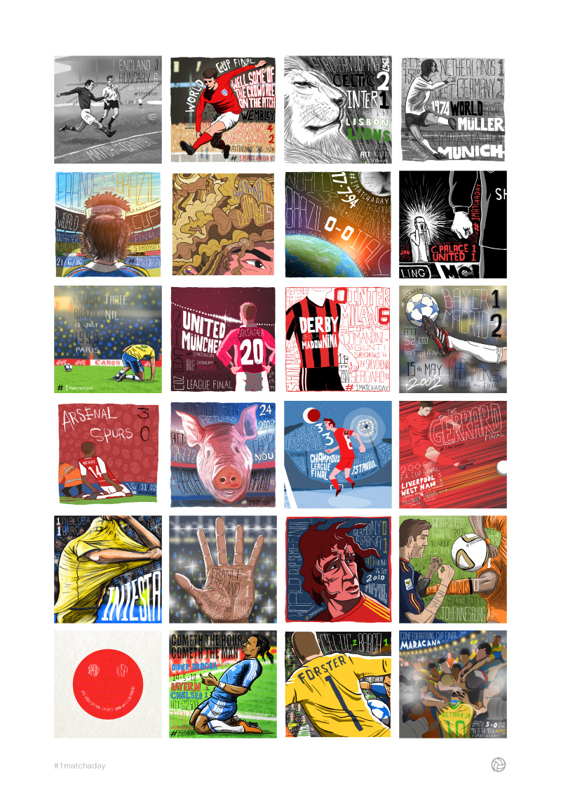 #1matchaday compilation The series is over. The poster is ready. I think this would make the perfect Christmas present for a football fan. Also use ‘NUMBER10’ as a discount code in my shop for 10% off :) Click here to be transported to my shop
Print...