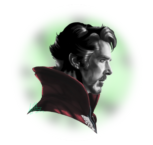 Hadn&rsquo;t put this up yet, but I did a spot of Doctor Strange fan art over the weekend! Now up on