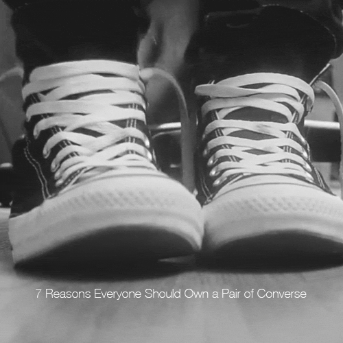 wantering-blog:  7 Reasons Everyone Should Own a Pair of Converse Chuck Taylors are classic no matter what age you are. The more worn in and well loved they are, the cooler they look. Here are 7 reasons why everybody needs to own at least one pair.