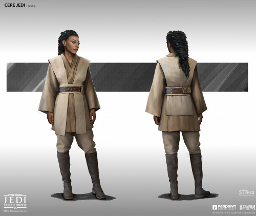 zareleonis:Young Cere Junda by Theo Stylianides, concept artist for Star Wars Jedi: Fallen Order