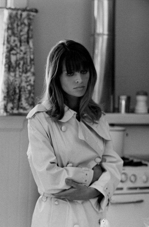Julie Christie on the San Francisco location of Petulia, 1967