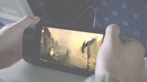 iheartnintendomucho:  Nintendo Switch in action. 