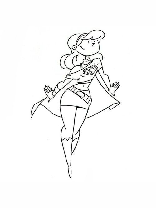 Super lady doodles || Mike*(DA)(Blog)