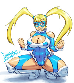 diepod-stuff:  drgnpnch:  I’ll lead by example. Here’s a colored sketch of R Mika This is actually pretty safe, but I already signed it.    