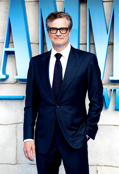 dailyfirth: Colin Firth and Livia Giuggioli-Firth attend the “Mamma Mia! Here We Go Again&rdqu