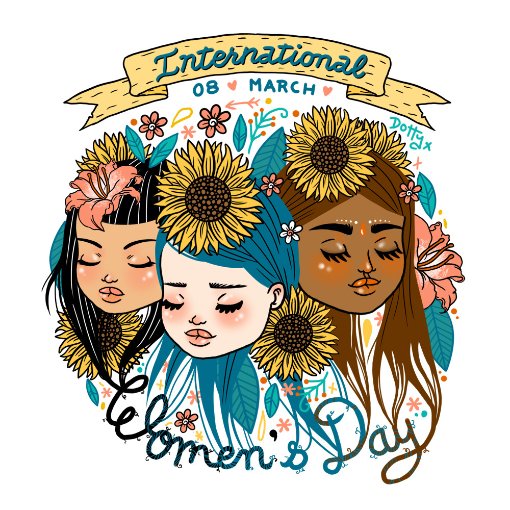 laurencarneyart:  Happy International Women’s Day.  