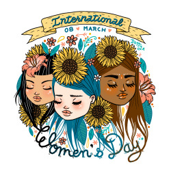 laurencarneyart:  Happy International Women’s