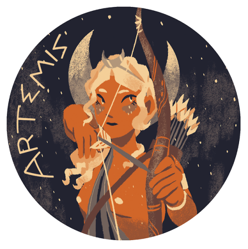 jeananasartblog:Hestia / Hera / Artemis / Apollo / Demeter @jeananasartblogAthena / A