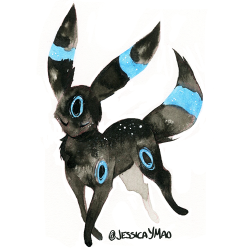 jessicamao:  A long overdue Umbreon for Justin’s