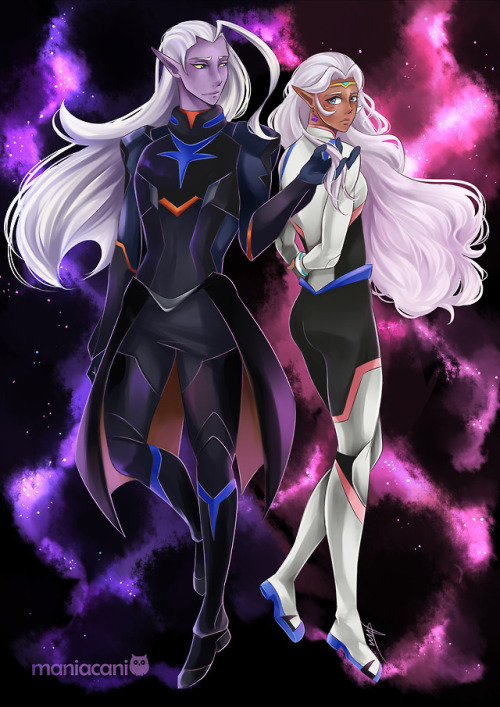 Lotor and Allura from Voltron: Legendary DefenderI really liked their dynamic ;u;This will be availa