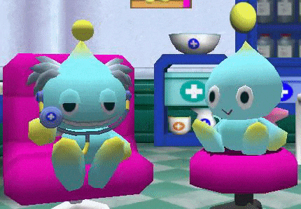 ddestr0yedd: milkychao: Your Chao is very healthy! Please take good care of your Chao. this is exactly what the doctors office like when you get your weed card 