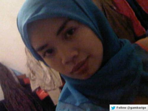 Porn photo zharifmohd:  Awek Tudung Biru Selfie GhairahStim