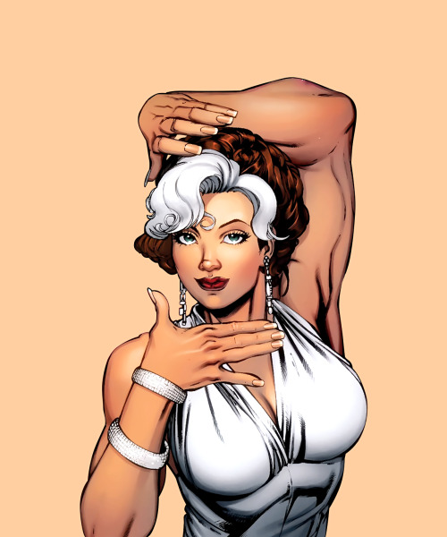 rogue doing madonna’s iconic strike a pose!source: x-men: legacy (2008) #225, by adriana melo.