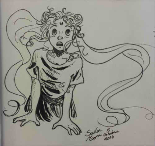 Inktober 2014Hey! Art spam today, courtesy of Inktober and Sailor Moon Crystal episode 7. Siiiiigh. 