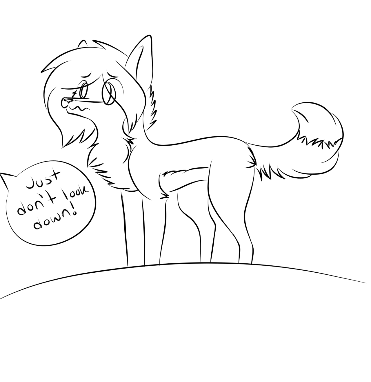 redsolarfox:Too likely to look down…X3 D’aww~! :3