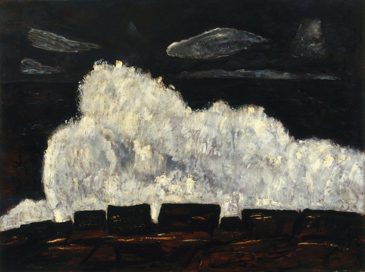 thusreluctant:Evening Storm, Schoodic, Maine No. 2 by Marsden Hartley